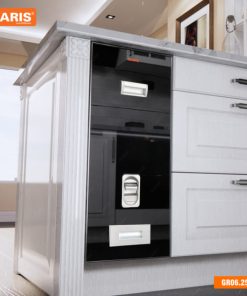 Thùng Gạo Mặt Gương Màu Đen 12Kg GR06.25B