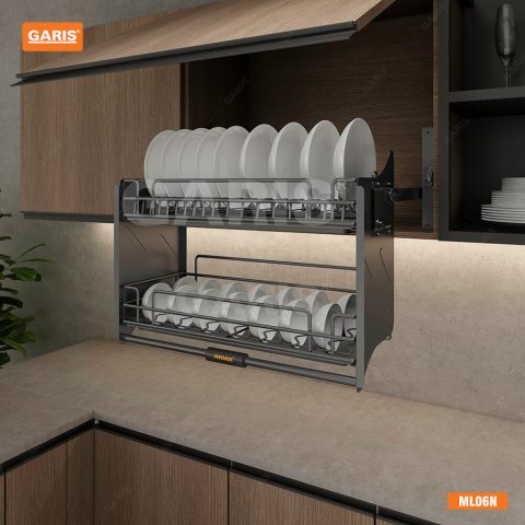 Giá Bát Đĩa Nâng Hạ ML 06N Phủ Nano - Ảnh 2