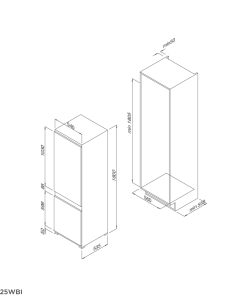 Alternative view of Tủ lạnh âm tủ Malloca MDRF225WBI