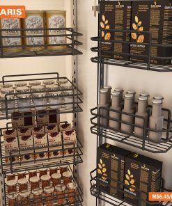 Tủ Đồ Khô Rổ Nan Oval 6 Tầng MS6.45N/MS6.60N