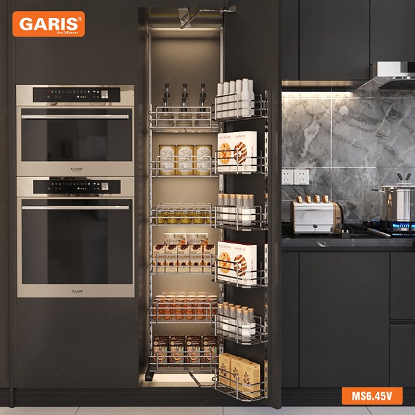 Tủ Đồ Khô Rổ Nan 6 Tầng Inox 304 MS6.45V